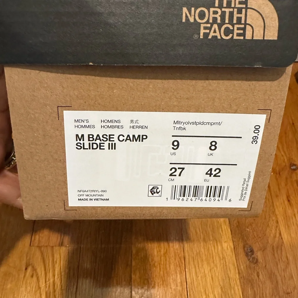 Men’s north face slides